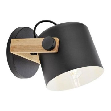 Redo 01-2399 - Wandleuchte POOH 1xE27/42W/230V Buche