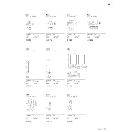 Redo 01-2476 - Pendelleuchte an Kabel LUMIEN 6xG9/10W/230V gold/weiß