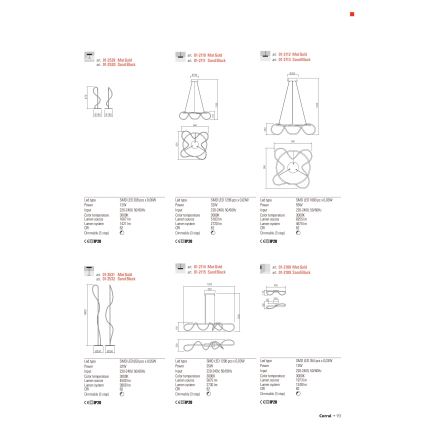 Redo 01-2529 - Dimmbare LED-Tischleuchte CORRAL LED/12W/230V golden