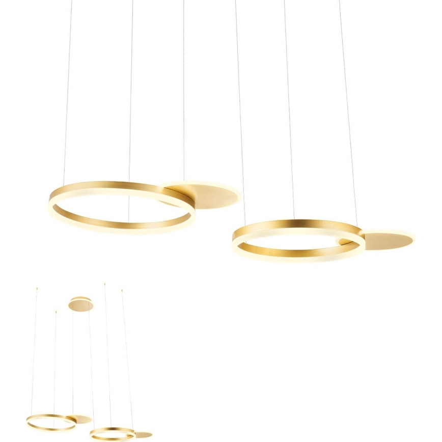 Redo 01-2606 - Dimmbarer LED-Kronleuchter an Aufhängung SIGUA LED/99W/230V CRI 90 3000K golden