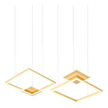 Redo 01-2615 - LED-dimmbarer Pendelleuchter an Kabel SIGUA LED/137W/230V CRI 90 goldfarben