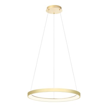 Redo 01-2673 - Dimmbare LED-Hängeleuchte an Schnur ICONIC LED/50W/230V d 58 cm golden