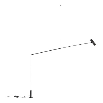 Redo 01-2695 - LED dimmbare Stehleuchte PICAS LED/12W/230V schwarz