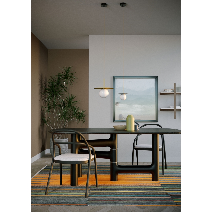 Redo 01-2728 - Hängeleuchte PLATO 1xG9/10W/230V d 20 cm schwarz