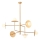 Redo 01-2733 - Deckenleuchte an Stange PLATO 6xG9/10W/230V golden