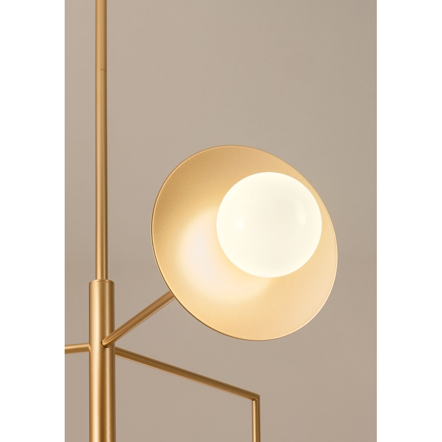 Redo 01-2733 - Deckenleuchte an Stange PLATO 6xG9/10W/230V golden