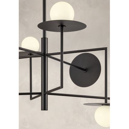 Redo 01-2734 - Deckenleuchte an Stange PLATO 6xG9/10W/230V schwarz