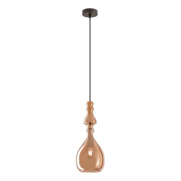 Redo 01-2939 - Pendelleuchte am Kabel AMBIX 1xE27/42W/230V Ø 18 cm braun