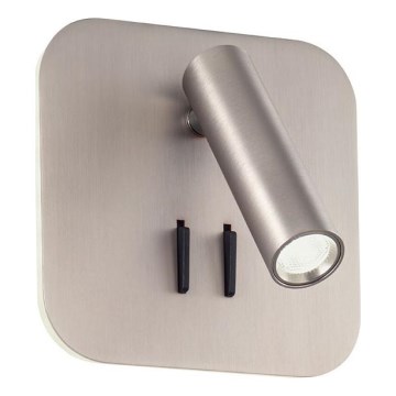 Redo 01-2978 - LED-Wandleuchte QUDA LED/6W/230V + LED/3W 3000K CRI 90 mattchrom