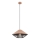 Redo 01-3005 - Pendelleuchte mit Kabel GRILL 1xE27/42W/230V Ø 39,6 cm schwarz/braun