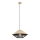 Redo 01-3007 - Pendelleuchte an Kabel GRILL 1xE27/42W/230V Ø 39,6 cm schwarz/beige