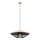 Redo 01-3011 - Pendelleuchte an Kabel GRILL 1xE27/42W/230V Ø 49,5 cm schwarz/beige