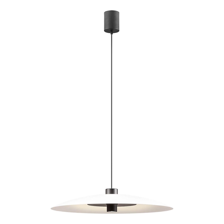 Redo 01-3018 - LED-Pendelleuchte LARS an Stahlseil LED/14W/230V + LED/10W Ø 60 cm CRI 90 weiß
