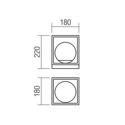 Redo 01-3052 - Tischlampe ZODIAC 1xE14/28W/230V