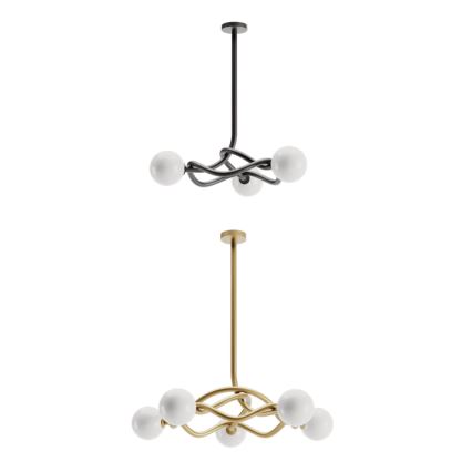 Redo 01-3257 - Pendelleuchte an Stange CONFUSIO 3xE14/28W/230V Ø 76 cm schwarz