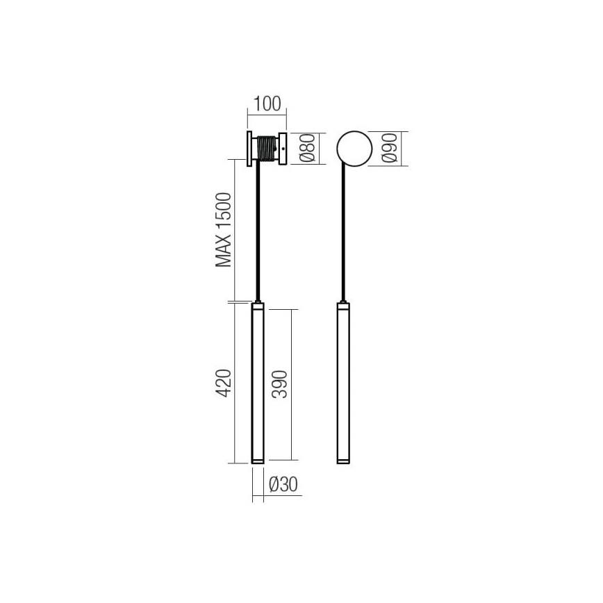Redo 01-3301 - Dimmbare LED-Wandleuchte SWING LED/9W/230V 3000/4000K CRI 90 weiß