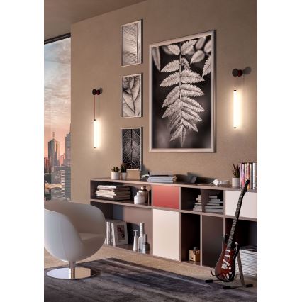 Redo 01-3302 - Dimmbare LED-Wandleuchte SWING LED/9W/230V 3000/4000K CRI 90 schwarz
