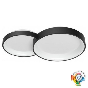 Redo 01-3372 - LED dimmbares Deckenleuchte COMBI LED/50W/230V 3000/4000/6000K CRI98 schwarz