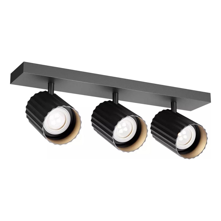 Redo 01-3406 - Spotleuchte DELPHI 3x GU10/7W/230V, schwarz