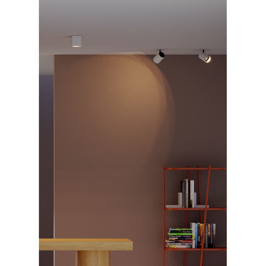 Redo 01-3407 - Deckenspot DELPHI 1xGU10/7W/230V 8,1x8,1 cm weiß