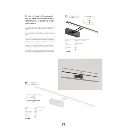 Redo 01-3460 - LED-Bilderleuchte LINEAR LED/8W/230V 35 cm CRI 92 weiß