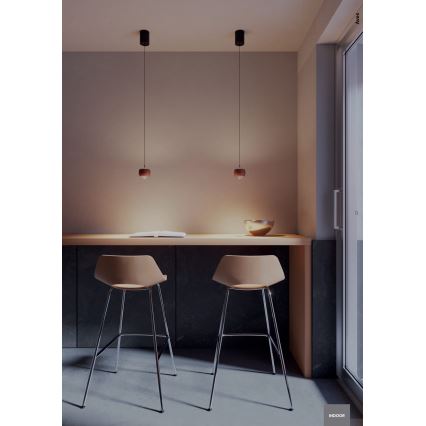Redo 01-3548 - LED-Hängeleuchte AVES LED/12W/230V d 9,6 cm CRI 90 kupfern