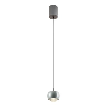 Redo 01-3549 - LED-Hängeleuchte AVES LED/12W/230V d 9,6 cm CRI 90 grau