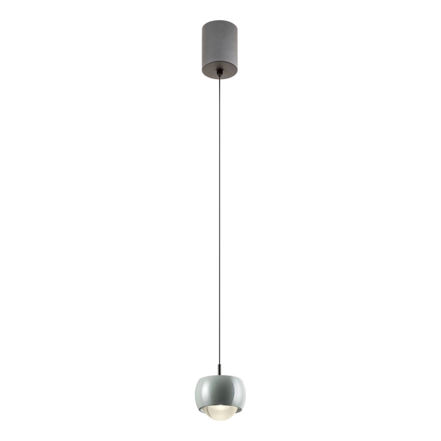 Redo 01-3549 - LED-Hängeleuchte AVES LED/12W/230V d 9,6 cm CRI 90 grau