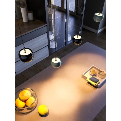 Redo 01-3551 - LED-Hängeleuchte AVES LED/12W/230V d 9,6 cm CRI 90 anthrazit