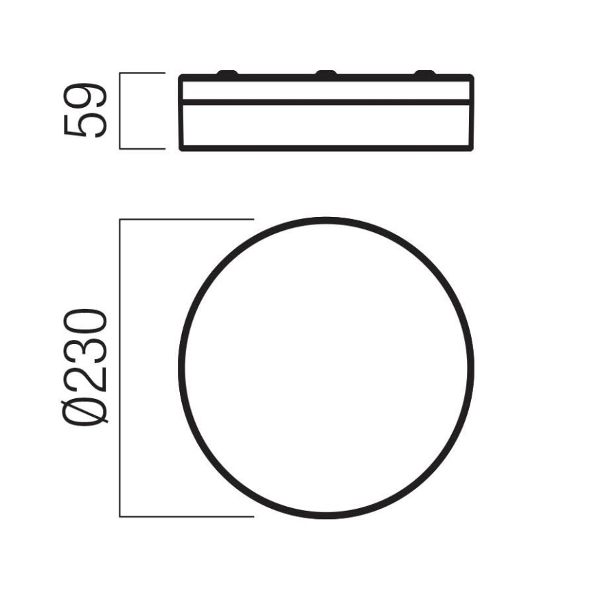 Redo 01-3727 - LED Badezimmer-Deckenleuchte FRISBI LED/12W/230V Ø 23 cm CRI 90 3000/4000K IP44 glänzender Chrom