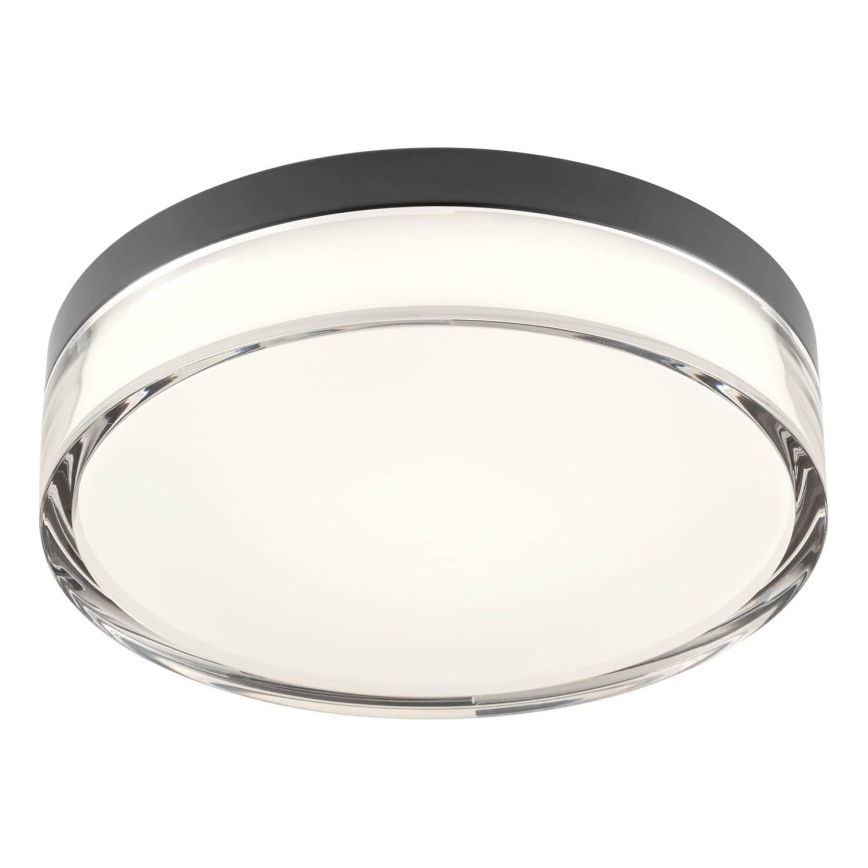 Redo 01-3735 - LED-Deckenleuchte für Badezimmer FRISBI LED/12W/230V d 23 cm CRI 90 3000/4000K IP44 schwarz