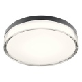 Redo 01-3736 - LED Badezimmer-Deckenleuchte FRISBI LED/18W/230V Ø 28 cm CRI 90 3000/4000K IP44 schwarz