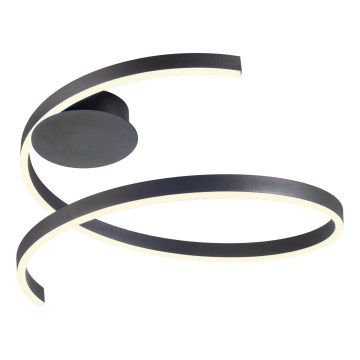 Redo 01-4012 - Dimmbare Deckenleuchte SCROLL LED/38W/230V 3000K/4000K/6000K CRI 90 Ø 60 cm schwarz