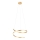 Redo 01-4014 - Dimmbarer LED-Pendelleuchter SCROLL LED/38W/230V 3000K/4000K/6000K CRI 90 Ø 60 cm goldfarben