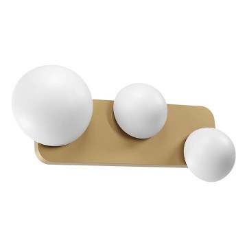 Redo 01-4329 - LED Wandleuchte LUMIEN 3xLED/18W/230V 2700/3000K CRI 90 weiß/gold