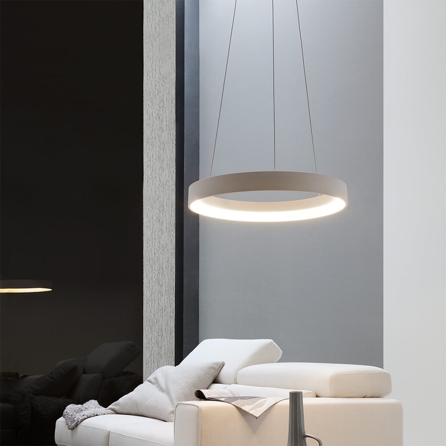 Redo 01-671 - LED-Hängeleuchte LOOP LED/38W/230V d 45 cm weiß