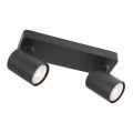 Redo 04-470 - Spotleuchte CAMEO 2xGU10/35W/230V schwarz