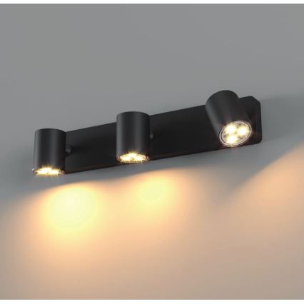 Redo 04-474 - Spotleuchte CAMEO 3xGU10/35W/230V schwarz