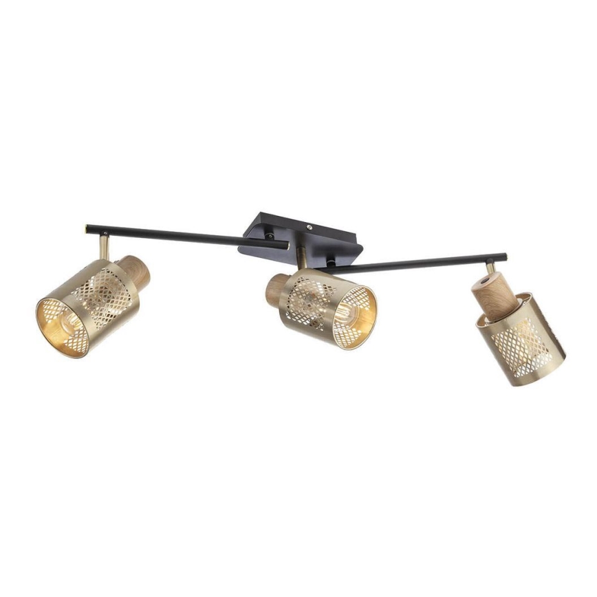 Redo 04-521 - Aufbauleuchte BASKET 3xE27/42W/230V bronzen