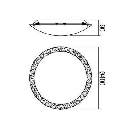 Redo 05-866 - LED Deckenleuchte ARTEMIS LED/18W/230V Ø 40 cm gold