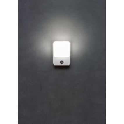 Redo 90132 - LED Außenwandleuchte mit Bewegungs- und Dämmerungssensor COLIN LED/9W/230V 4000K IP54 weiß
