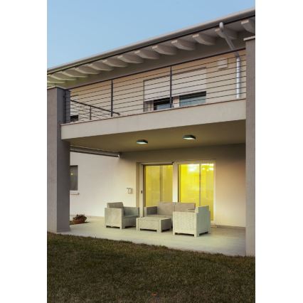 Redo 90157 - LED-Deckenleuchte für den Außenbereich MARINA LED/12W/230V 22x22 cm IP65 anthrazit