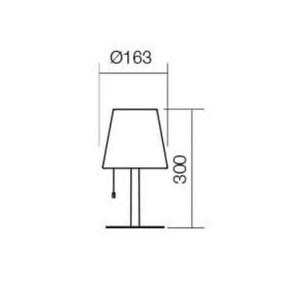 Redo 90166 - LED RGB LED Außentischlampe dimmbare PINO LED/2,6W/230V 4400 mAh IP44