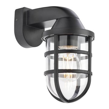 Redo 90207 - Außenwandleuchte CAGE 1xE27/28W/230V IP44 schwarz