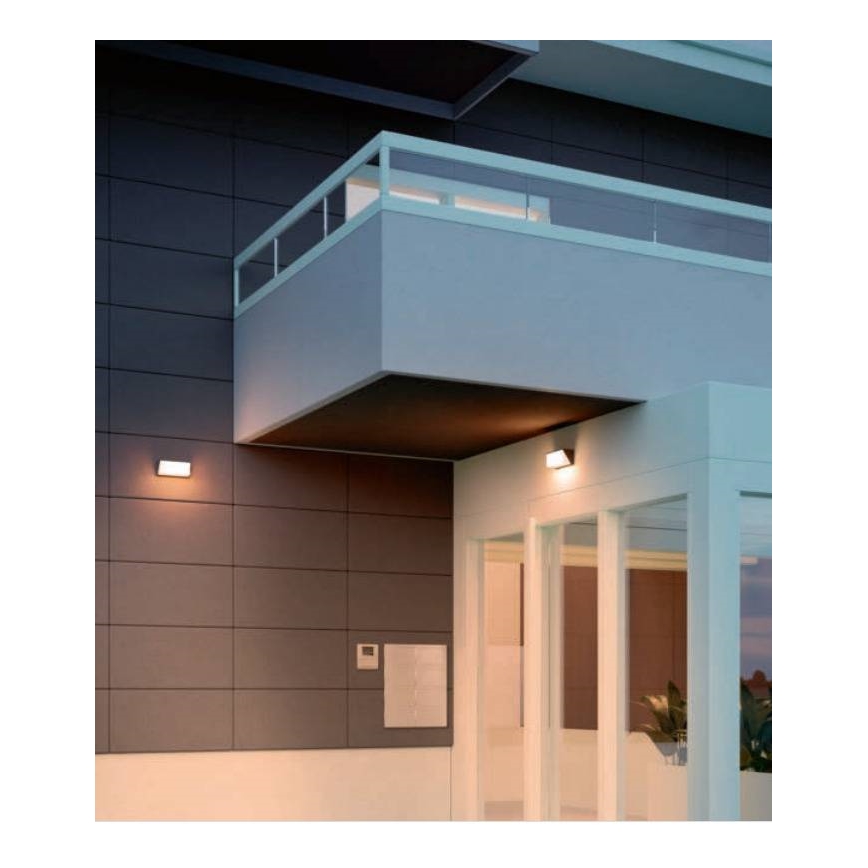 Redo 90238 - LED-Wandleuchte für den Außenbereich SPECTRA LED/16W/230V 3000K IP54 grau