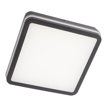 Redo 90292 - LED-Deckenleuchte für den Außenbereich mit Sensor ISOLA LED/24W/230V 26x26 cm 3000/4000/6500K IP54 anthrazit