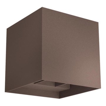 Redo 90298 - LED Außenwandleuchte VARY 2xLED/10W/230V 3000K IP54 braun