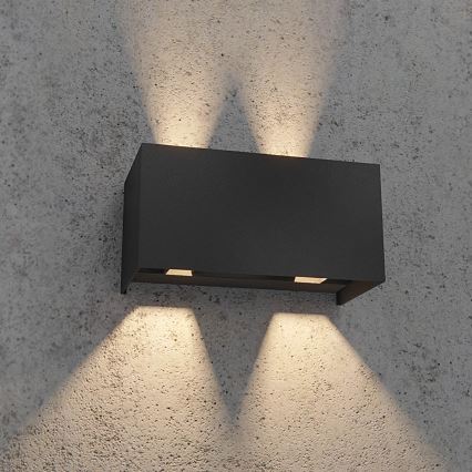 Redo 90303 - LED-Wandleuchte für den Außenbereich VARY 4xLED/5W/230V 4000K IP54 anthrazit