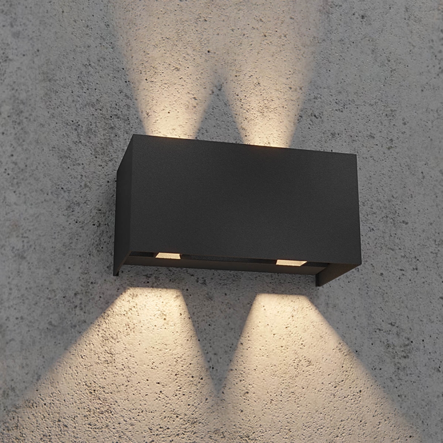 Redo 90303 - LED-Wandleuchte für den Außenbereich VARY 4xLED/5W/230V 4000K IP54 anthrazit
