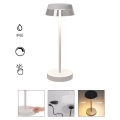 Redo 90306 - Dimmbare LED-Tischleuchte mit Touch-Funktion ILUNA LED/2,5W/5V 2700-3000K 3000 mAh IP65 weiß